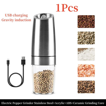 Rechargeable Electric LED Salt And Pepper Grinder