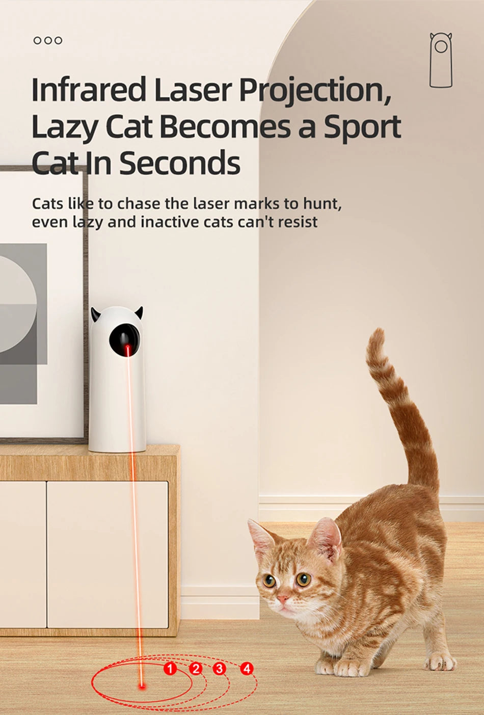 Automatic Cat Toys LED Laser