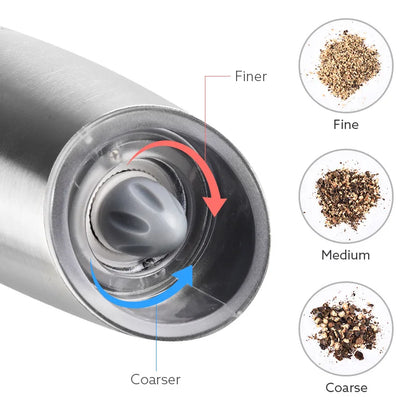 Rechargeable Electric LED Salt And Pepper Grinder