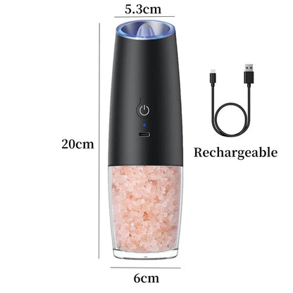 Rechargeable Electric LED Salt And Pepper Grinder